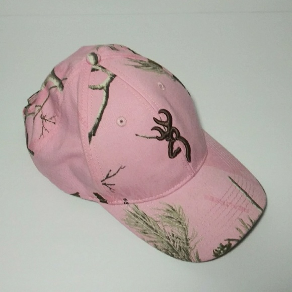 pink browning hat